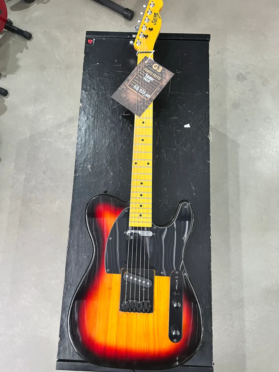 Fender mustang modern player p90 guitarra - Instrumentos musicais