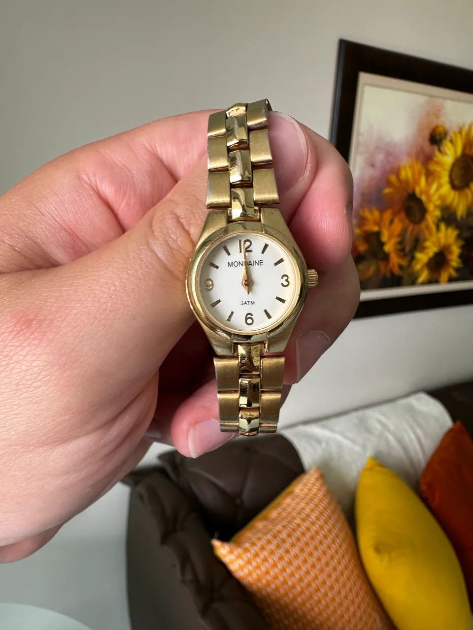 Relógio feminino vintage Mondaine - Foto 3