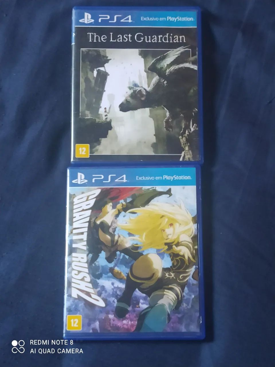 Gravity Rush 2 e The Last Guardian PS4 (Usados)