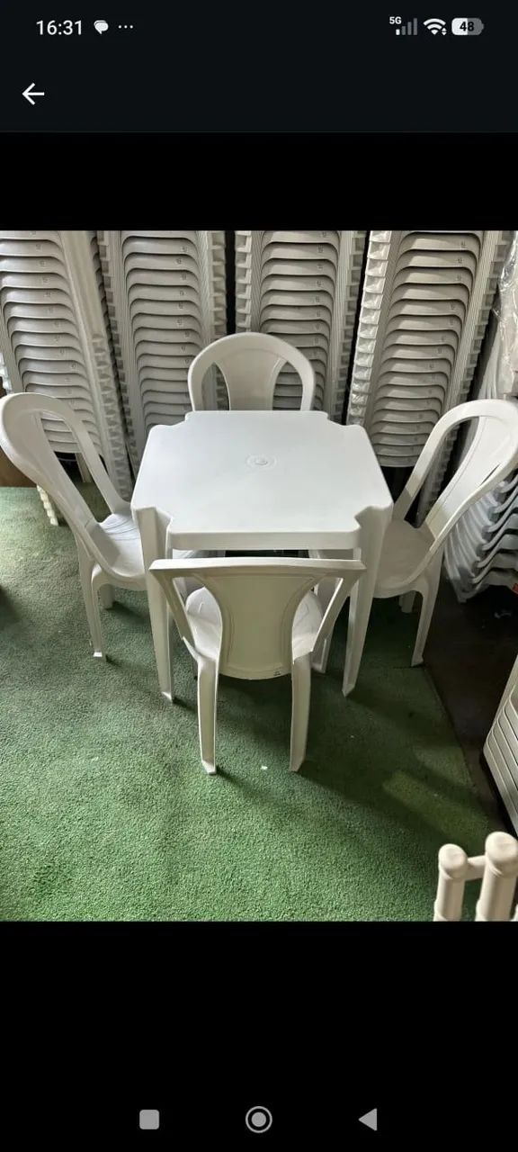 Aluguel de mesas e cadeiras  - Foto 2