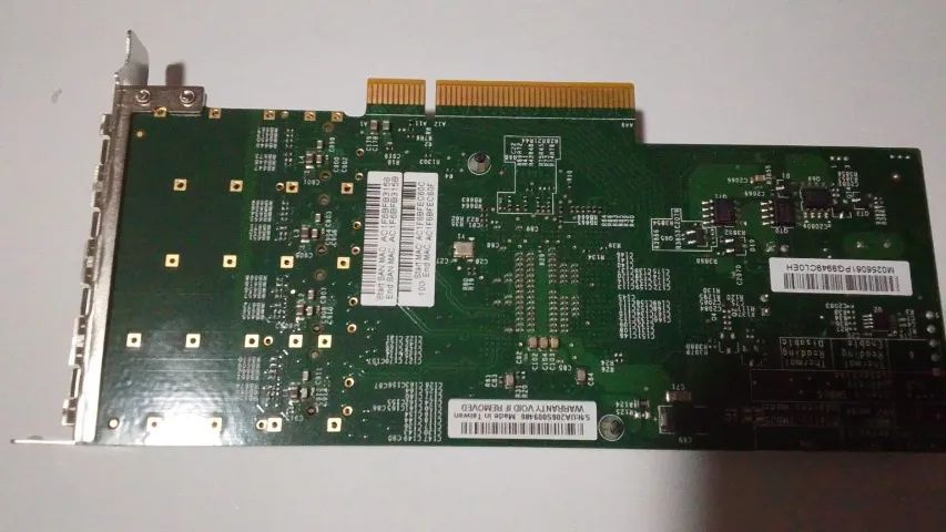 Placa de rede Supermicro 4X SFP+10 GB - Foto 3