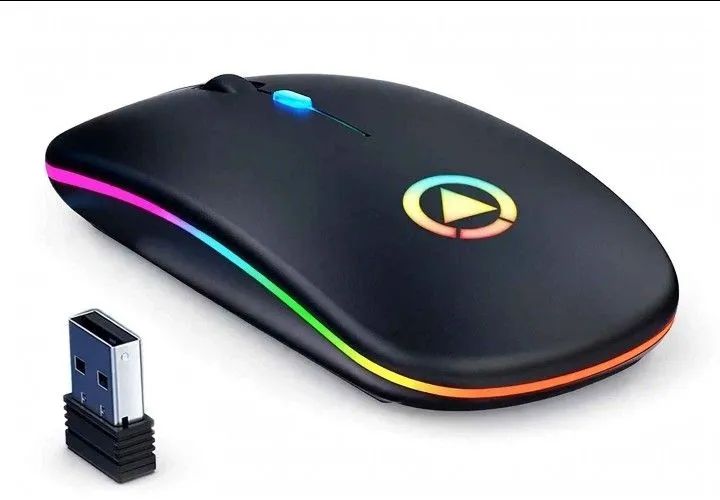 Mouse sem Fio RGB - Foto 4