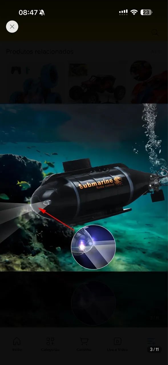 Mini submarino aquario e piscina  - Foto 2
