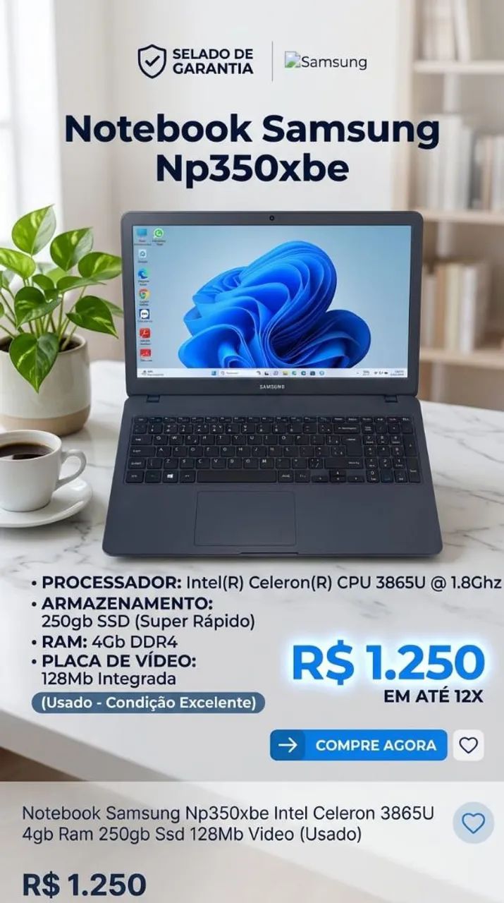 Notebook Samsung 