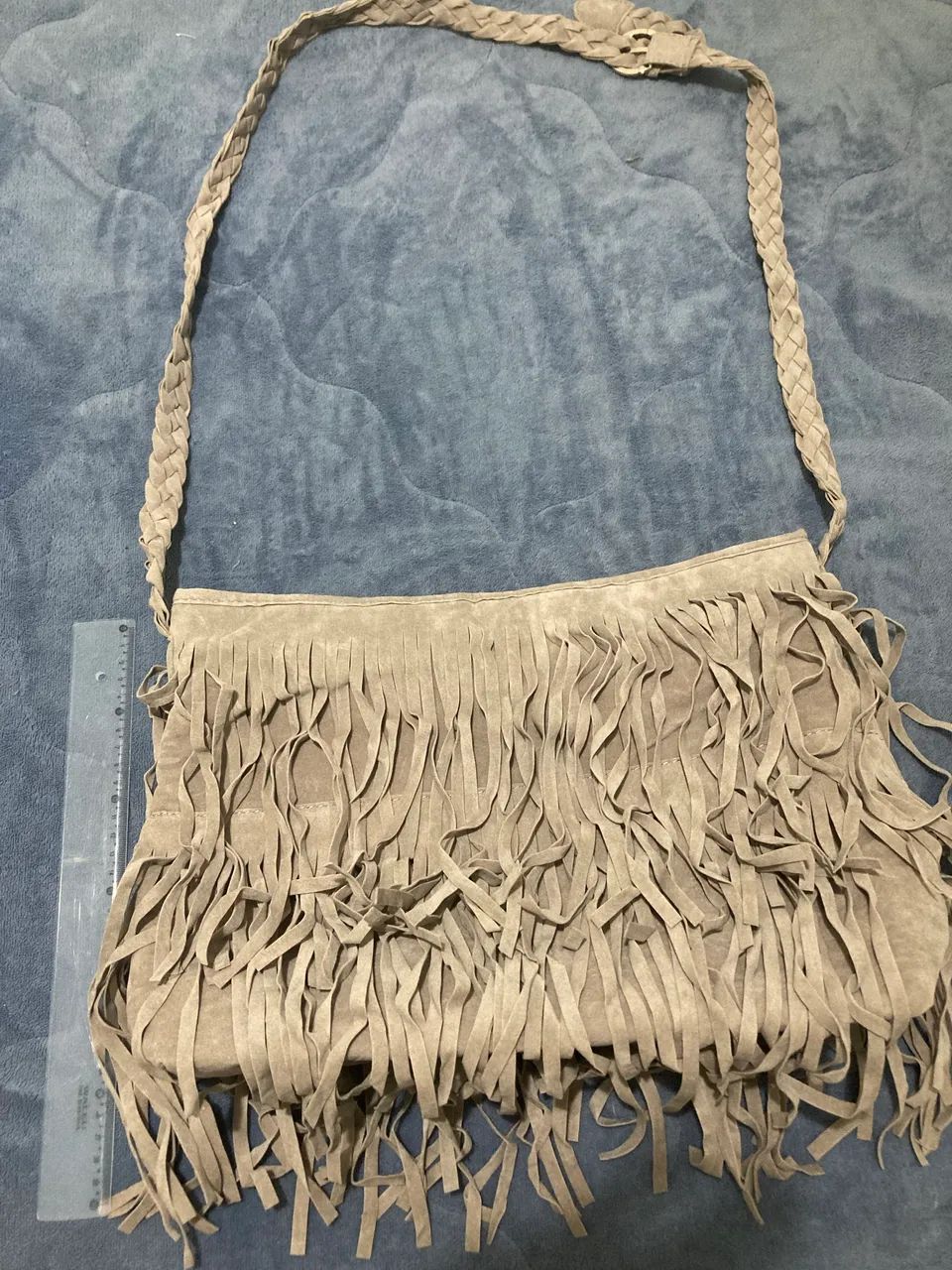 Bolsa franjas hipie 