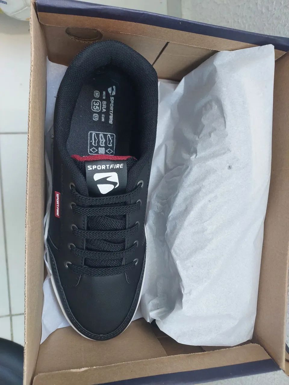 Tênis masculino, novo, número 35 (24cm) - Foto 3