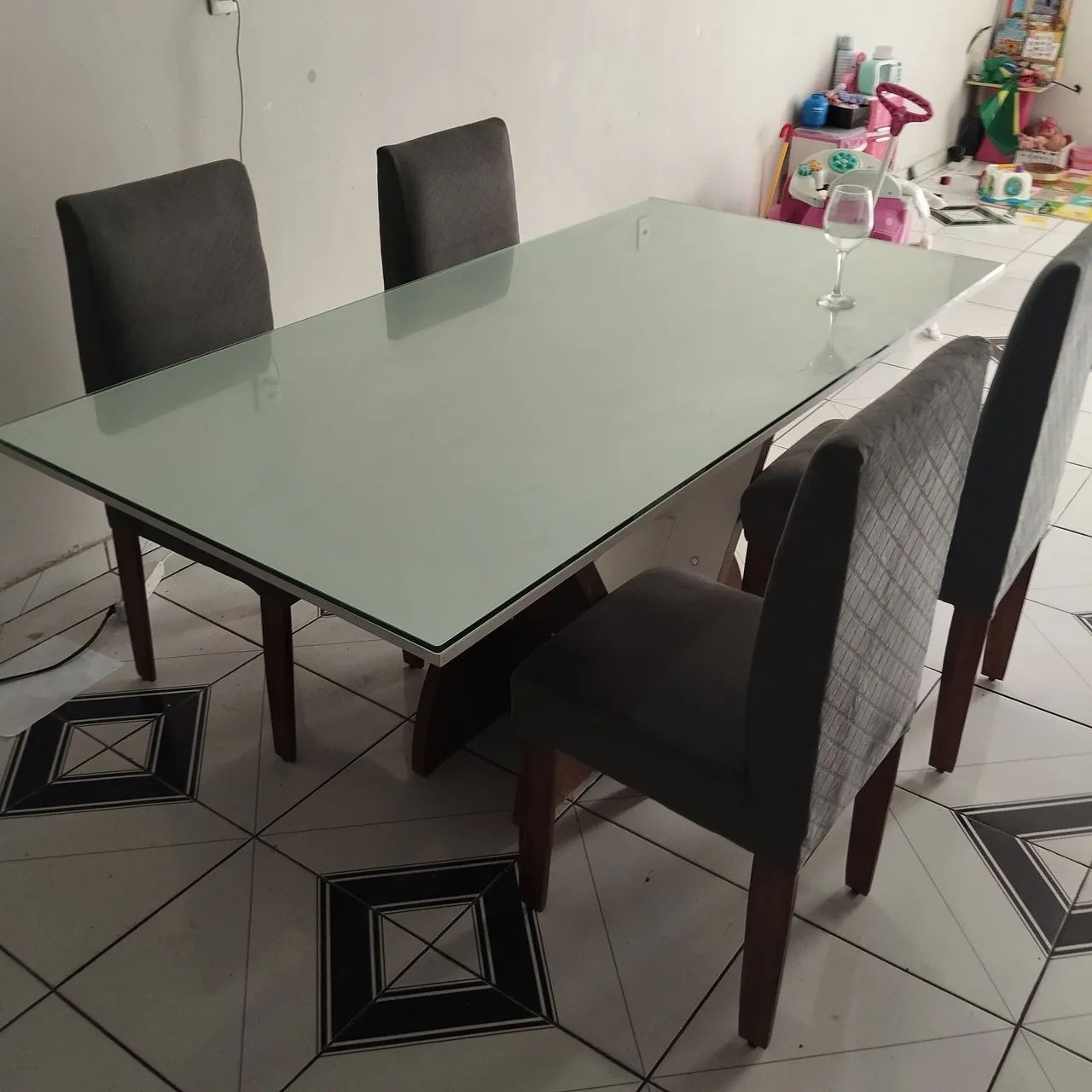 Mesa grande lindo Design muito barata  - Foto 2