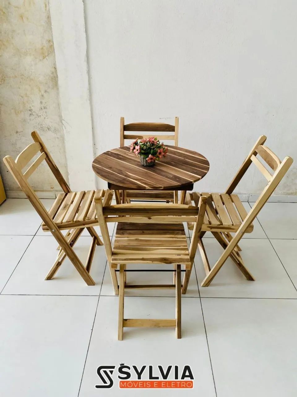 Conjunto dobrável sem verniz  - Foto 4