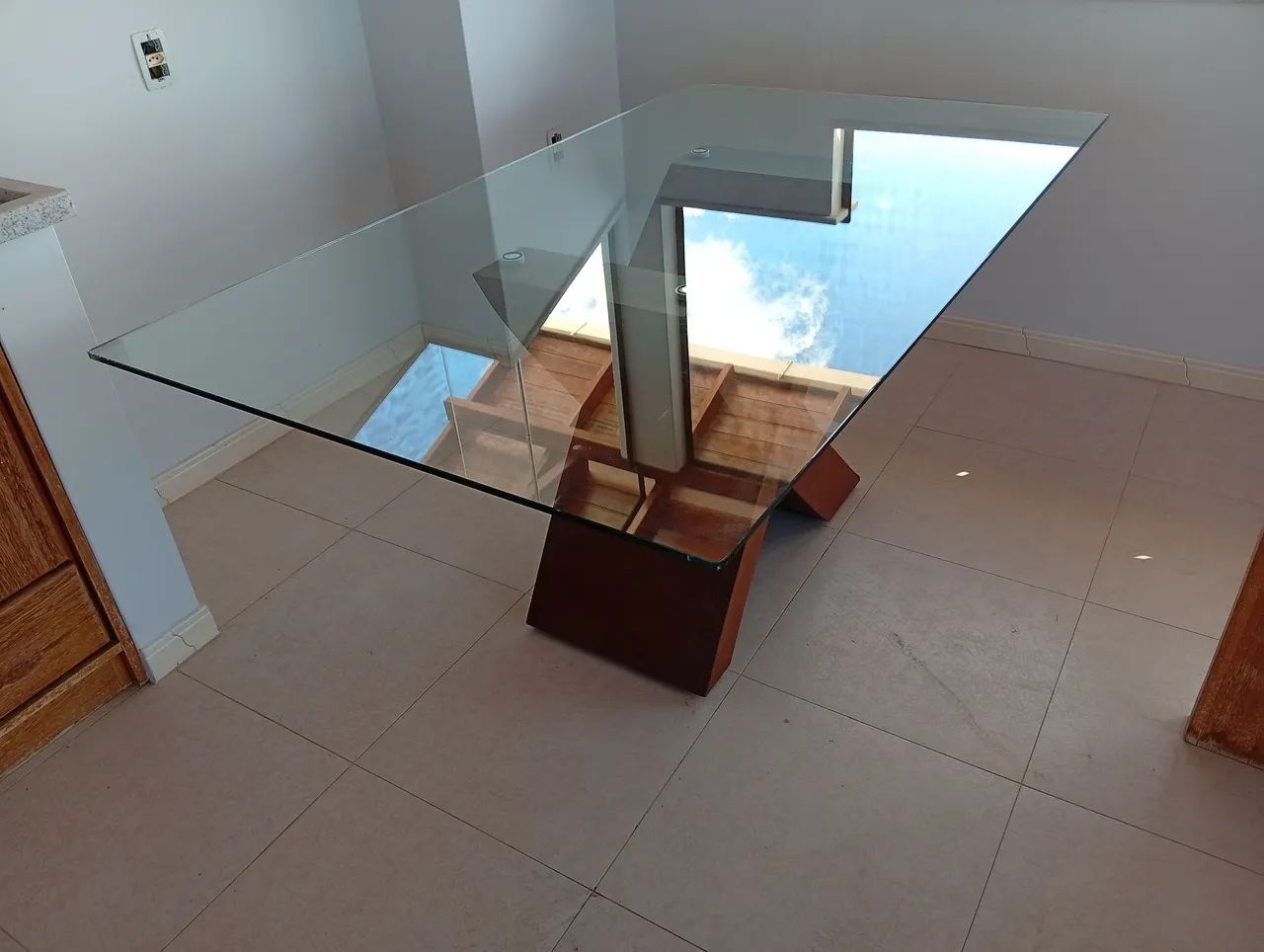 Mesa tampo de vidro - Foto 2