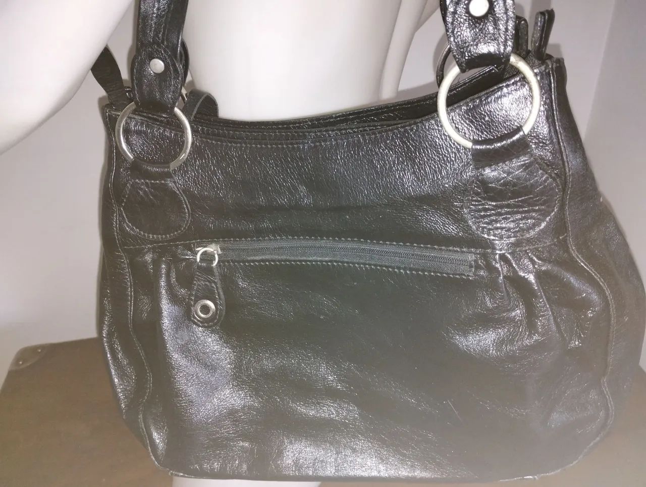 Bolsa de ombro couro legítimo  - Foto 3