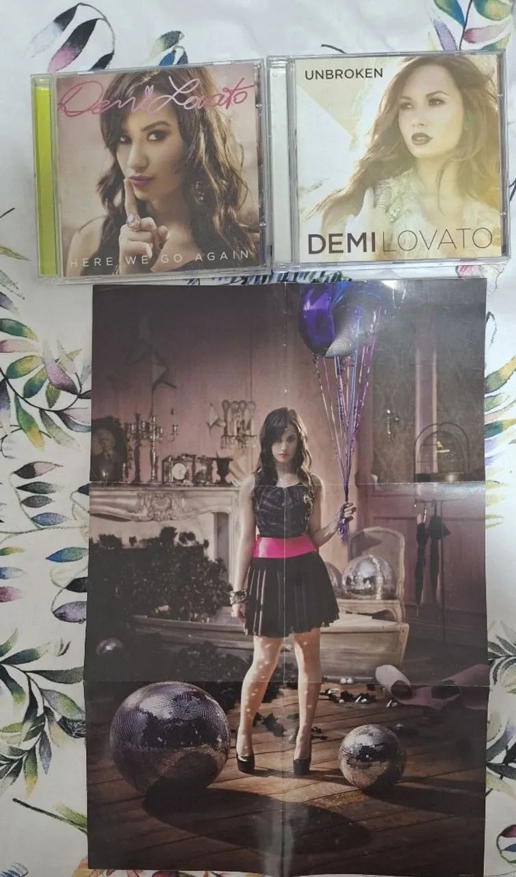 CDs Demi Lovato + Pôster 