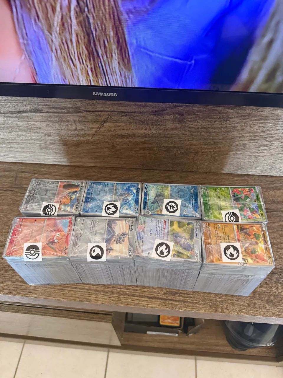 BULK CARTAS POKÉMON COLEÇÕES MAIS ANTIGAS BORDA CINZA  - Foto 2