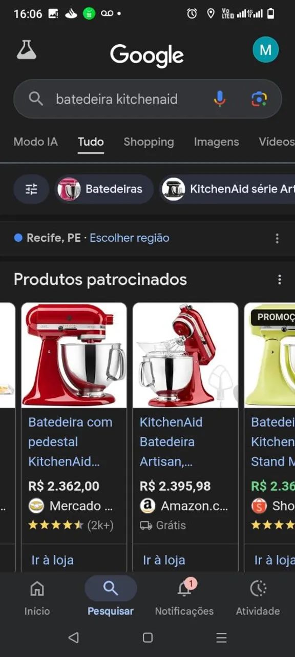 Batedeira industrial 