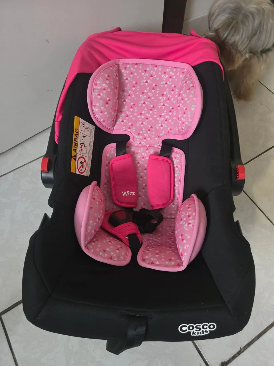 Bebê Conforto Rosa - Pouquíssimo Uso - Foto 2