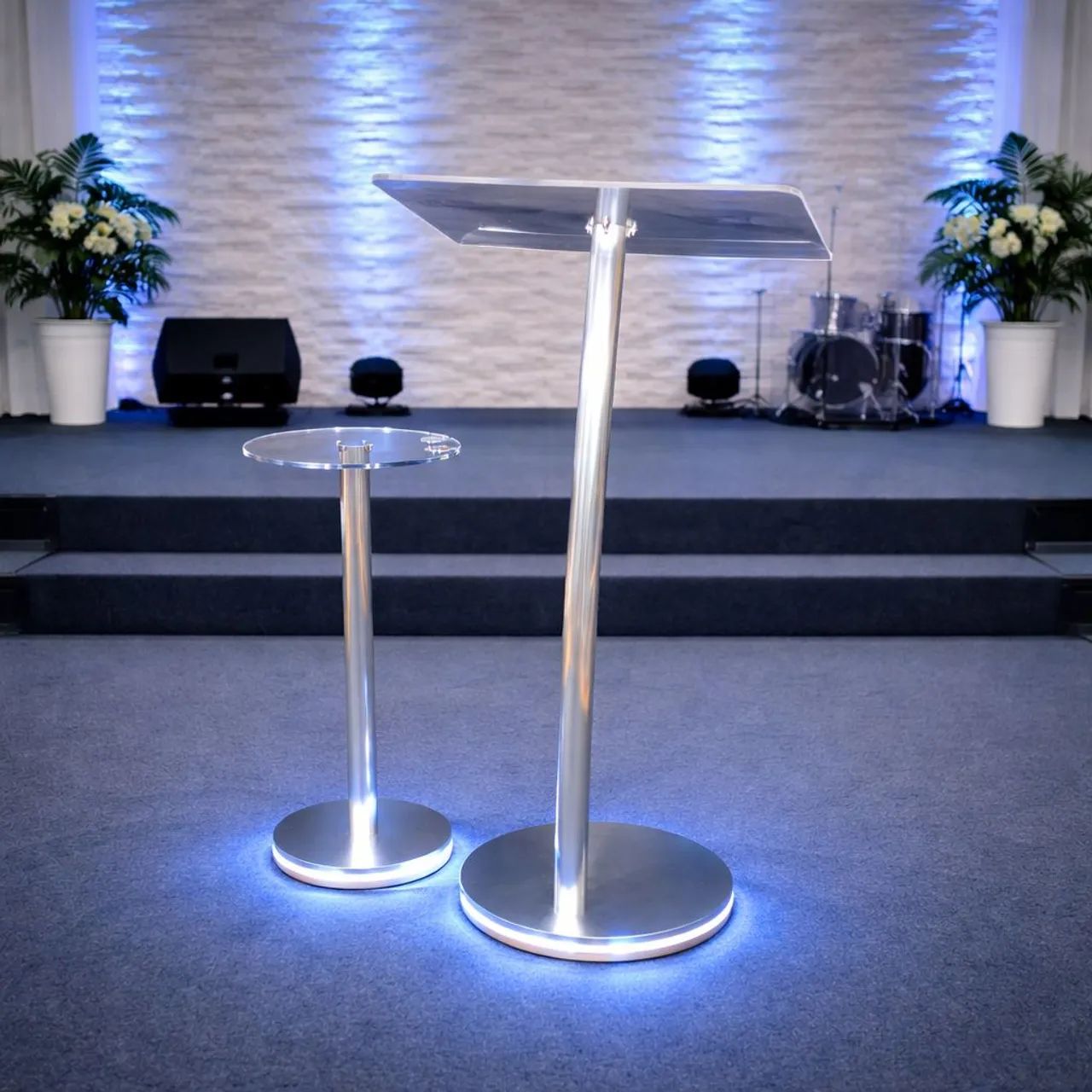 Púlpito Hillsong com Iluminação de LED.