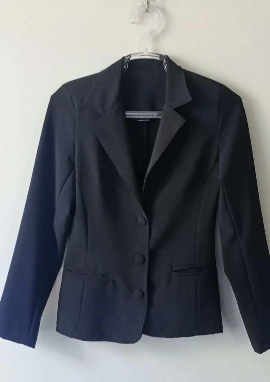 Blazer feminino P preto 