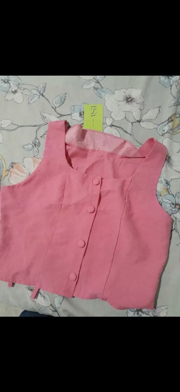 Cropped rosa claro (novo)