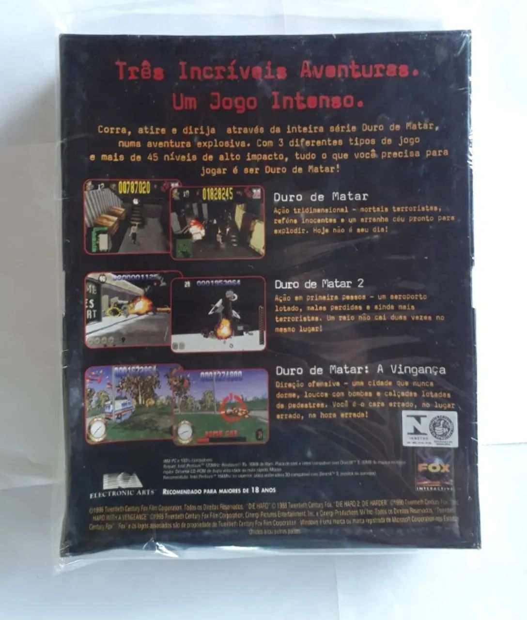 cd de jogo die hard trilogy lacrado de fabrica 61cx - Foto 2