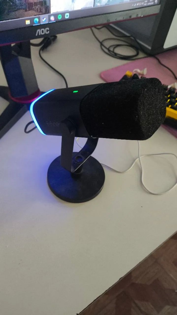 fifine Am 8  microfone pra Pc  - Foto 2