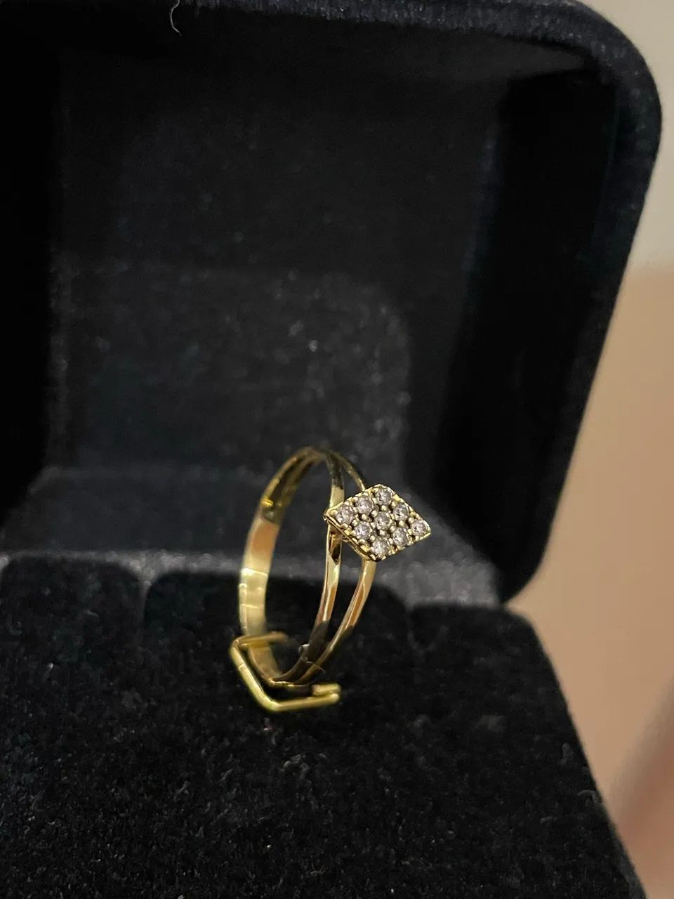 Anel ouro 18k c/ Brilhantes  - Foto 2
