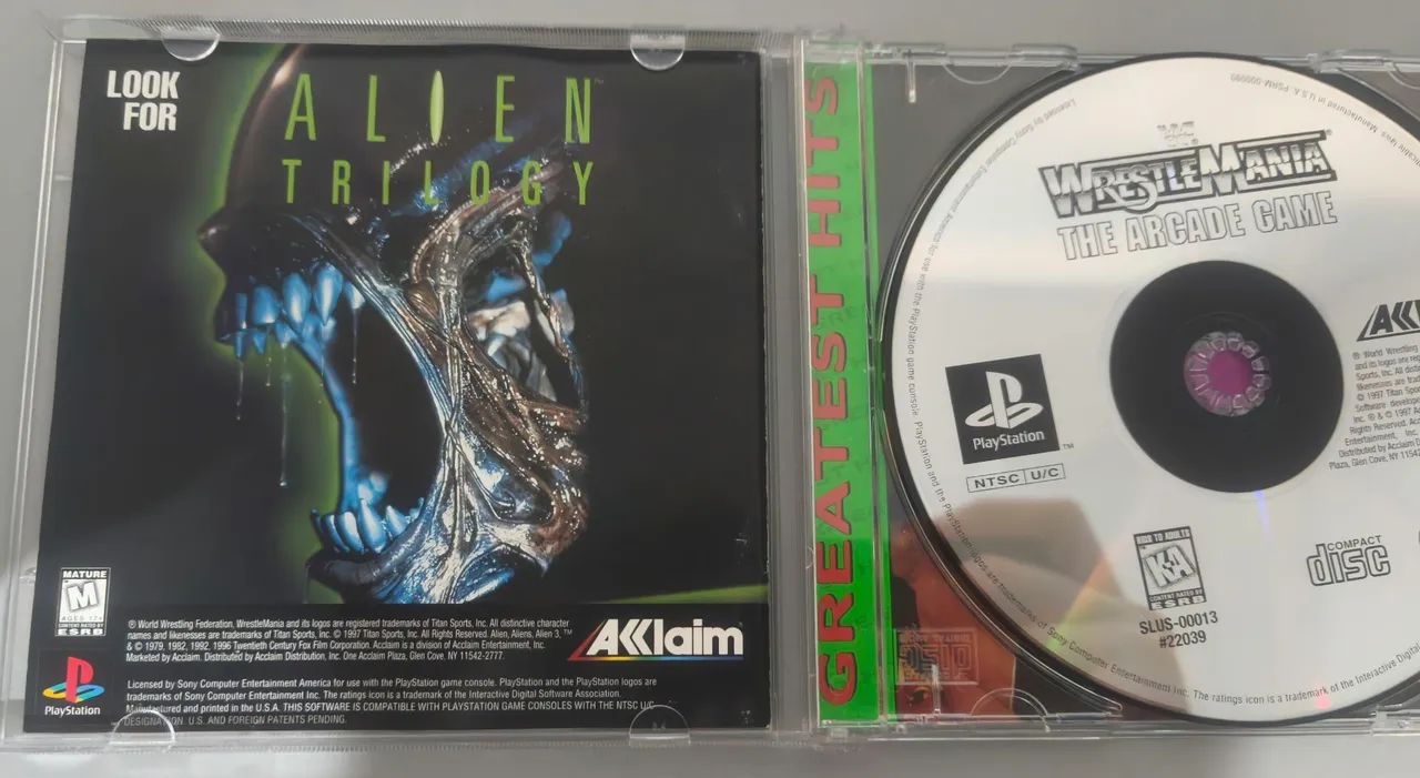 WWF WrestleMania PS1 Original  - Foto 3