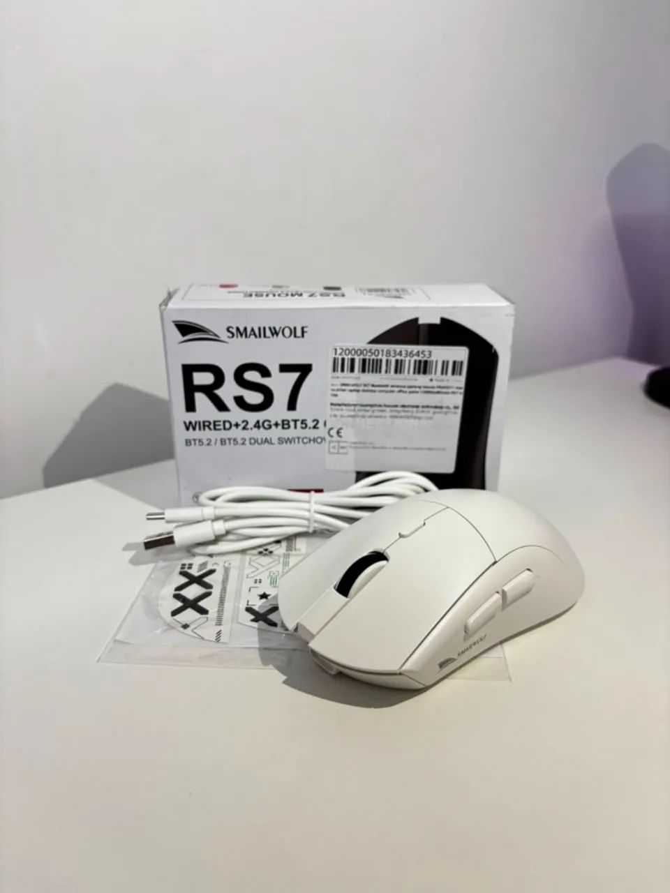 Mouse Smailwolf RS7 - Branco