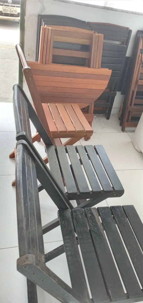 Mesas conjunto com cadeiras. - Foto 4