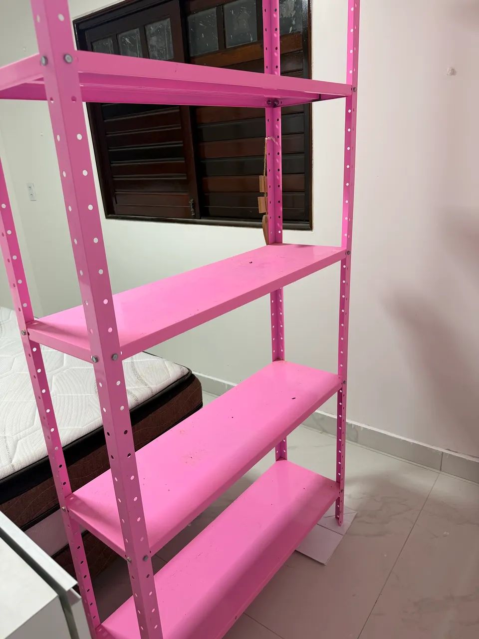 Estante de ferro rosa - Foto 2
