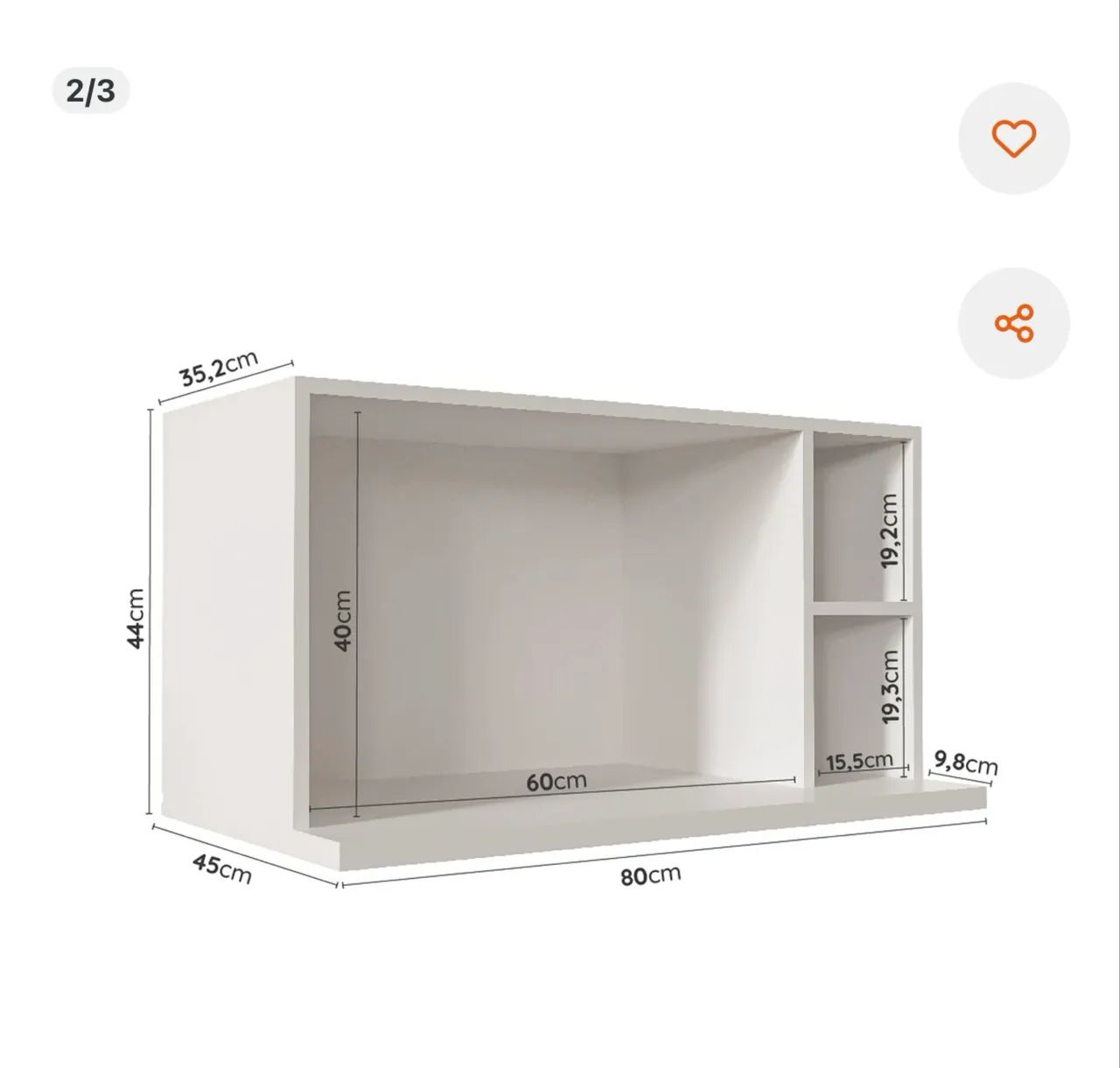 Nicho para microondas 