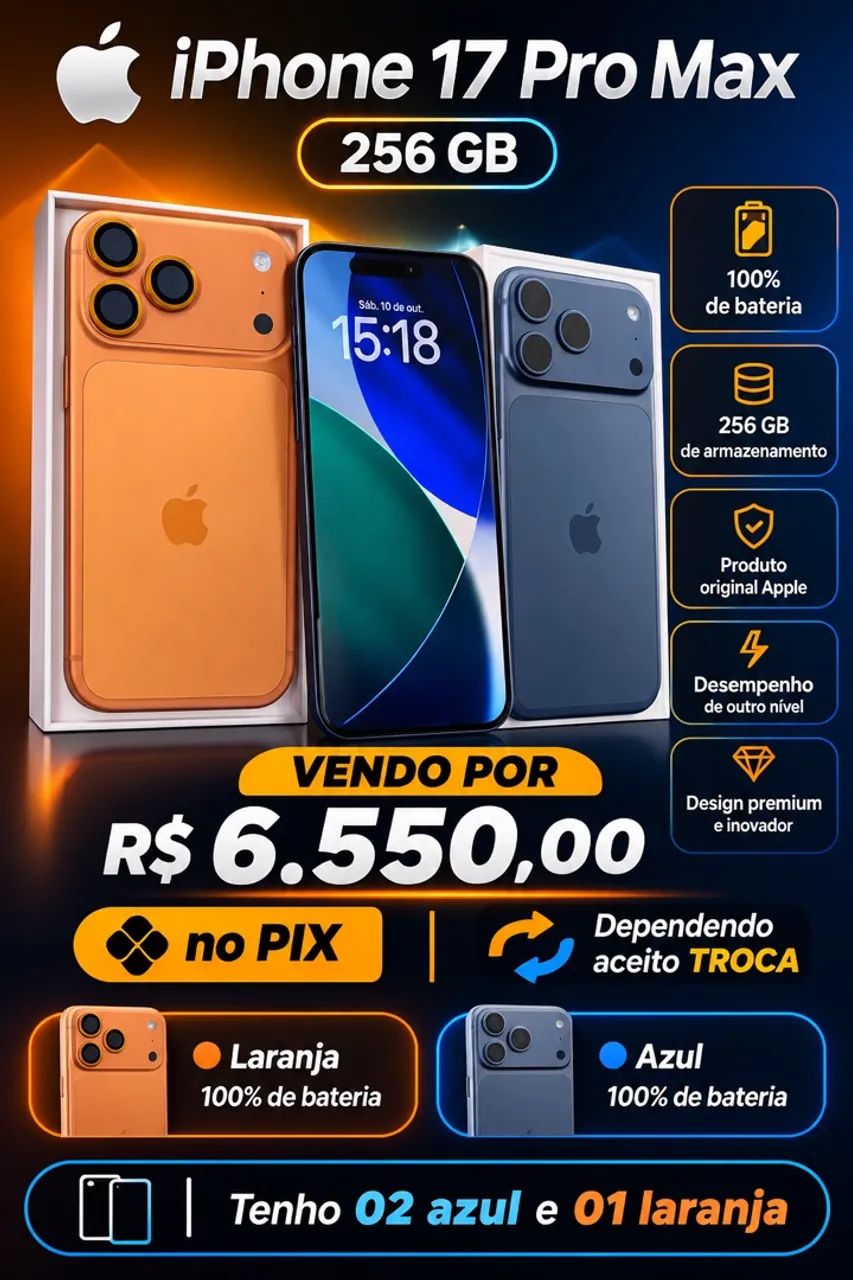 iPhone 17 pro max 256 