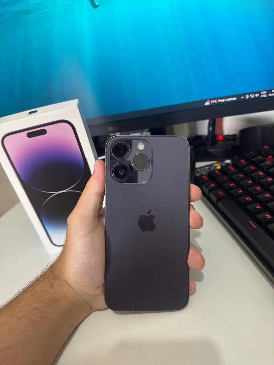 iPhone 14 PRO MAX ROXO - 256g - Foto 2