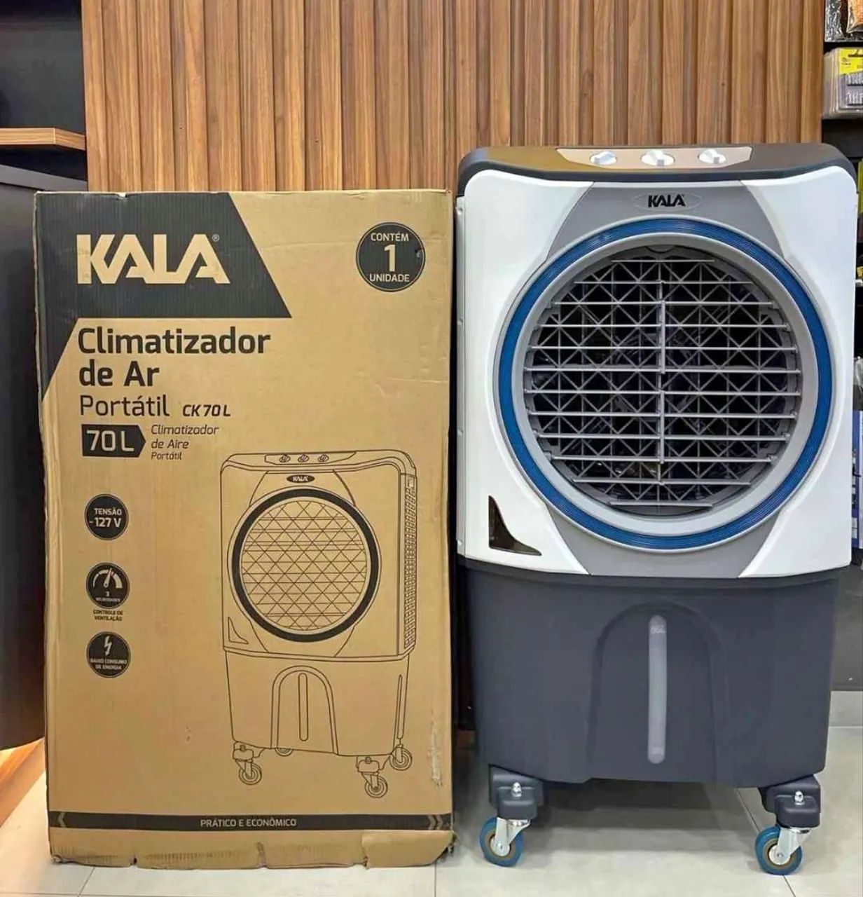 CLIMATIZADOR KALA 70 LITROS 3 velocidades ?