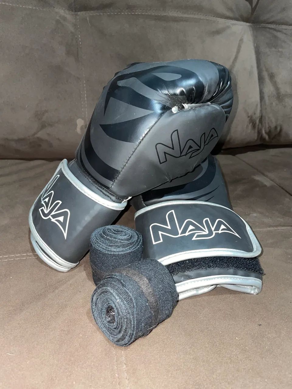Luva de Box Muay Thay Naja black