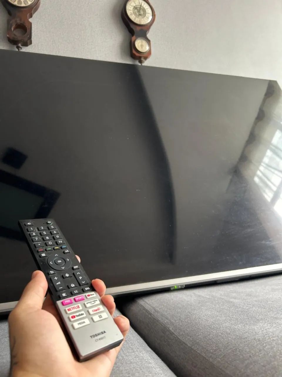 SMART TV TOSHIBA 55 - LED 4K - OPORTUNIDADE - Foto 2