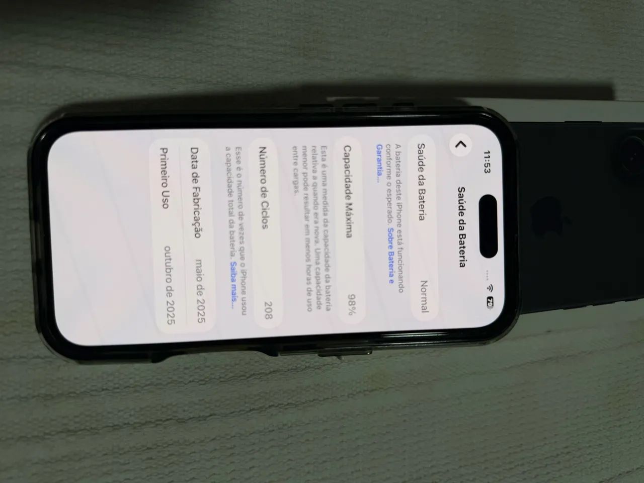 iPhone 16, 128GB, 2 meses de garantia e pouco uso. 