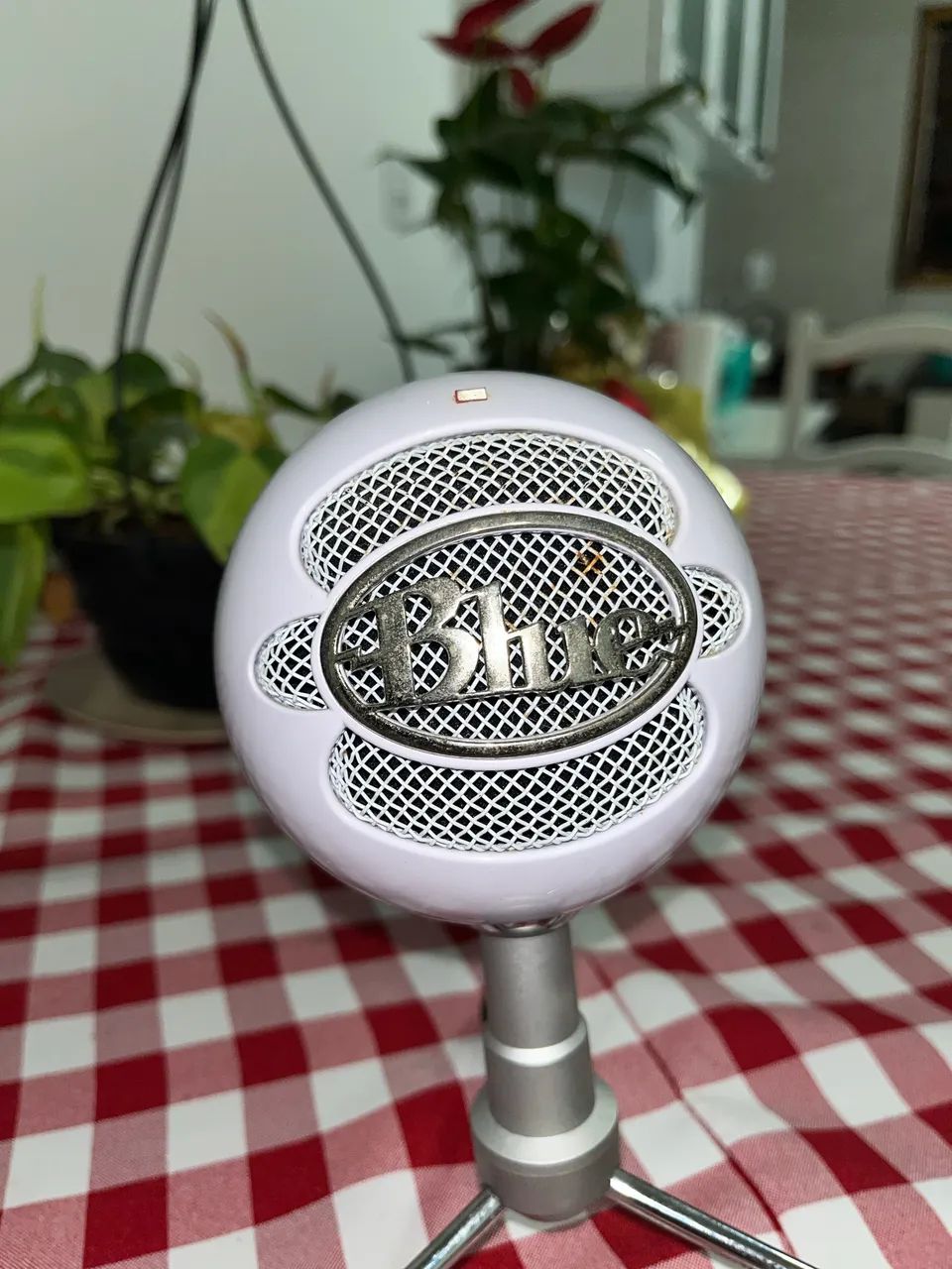 Microfone usado! Microfone Condensador USB Blue Snowball Ice Branco. - Foto 2