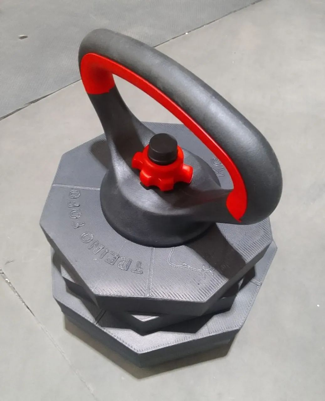 Kettlebel Ajustável + 10kg Anilhas