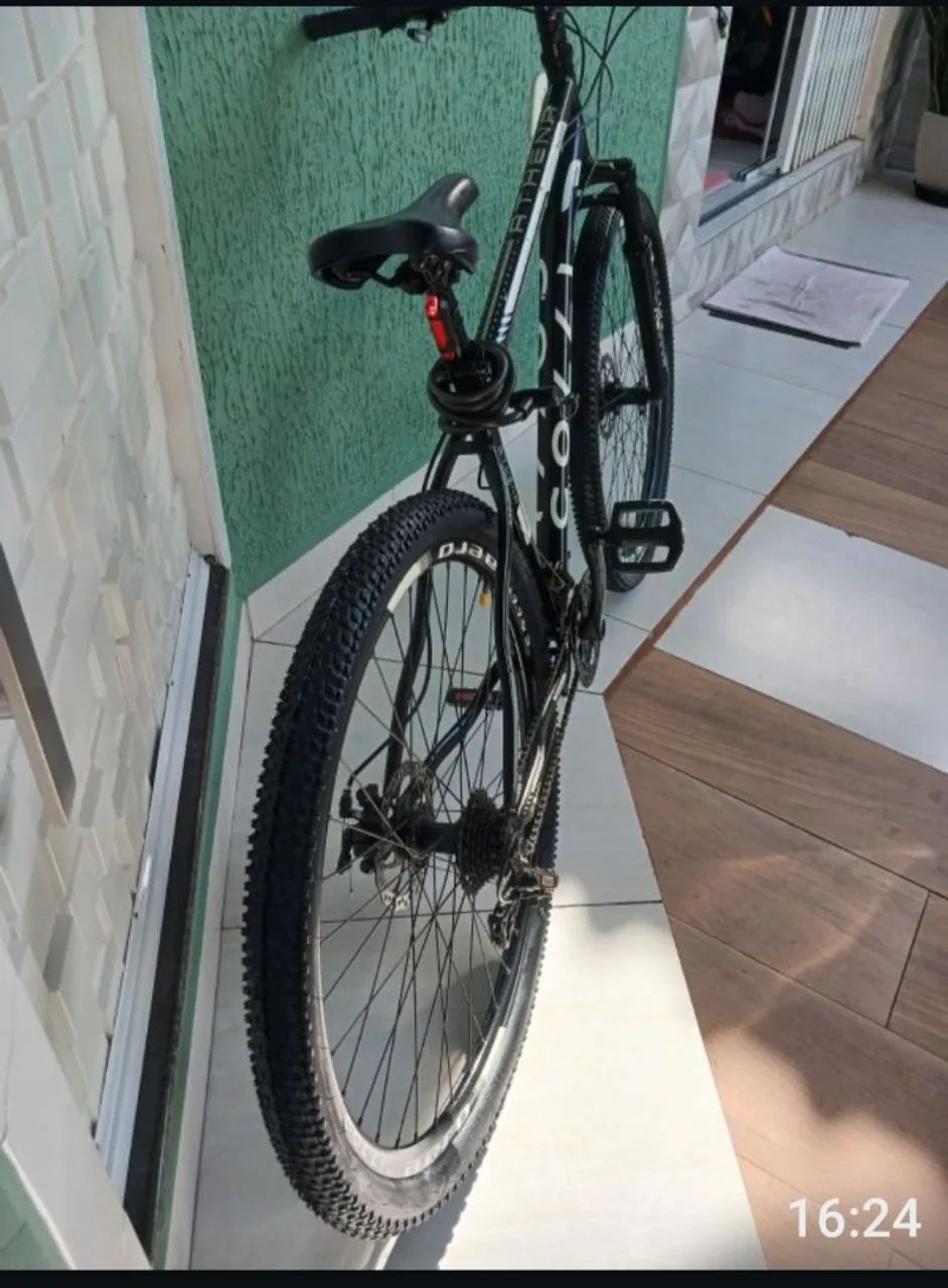 Bicicleta aro29 quadro19 com acessórios  - Foto 5