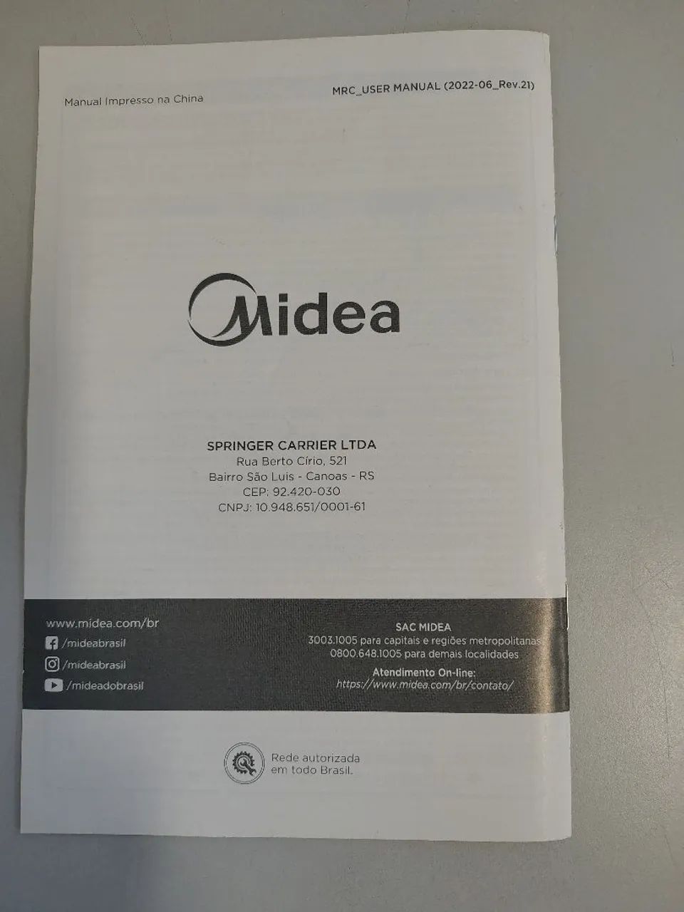 Manual Instrução Frigobar - Midea - Foto 3