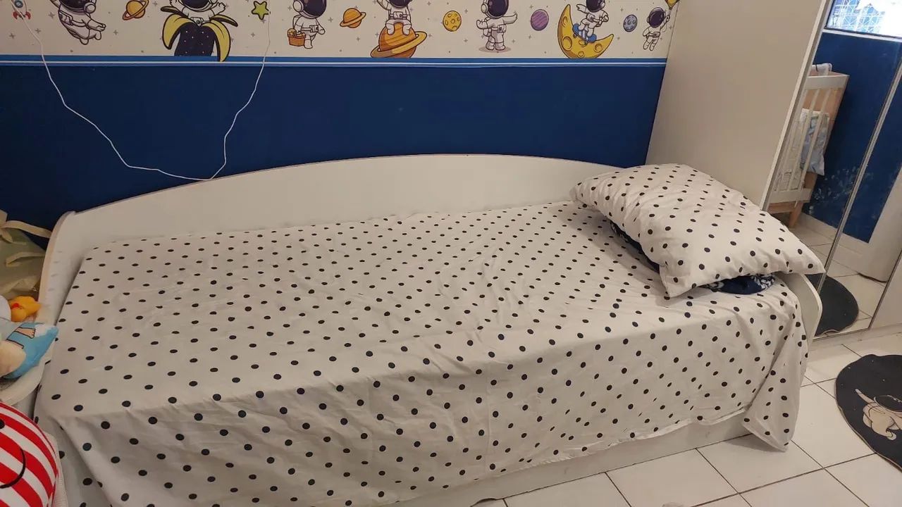 Bicama solteiro com colchões 