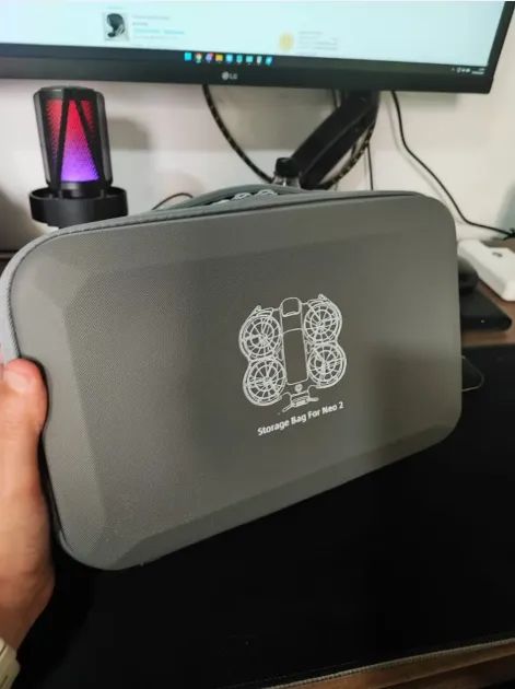 Drone DJI neo 2 na caixa NOVO com 3 baterias e bolsa shock - Foto 3