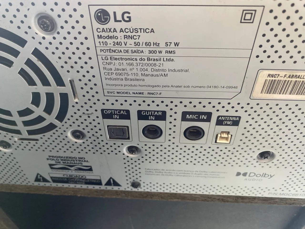Vendo caixa de som LG F - Foto 3