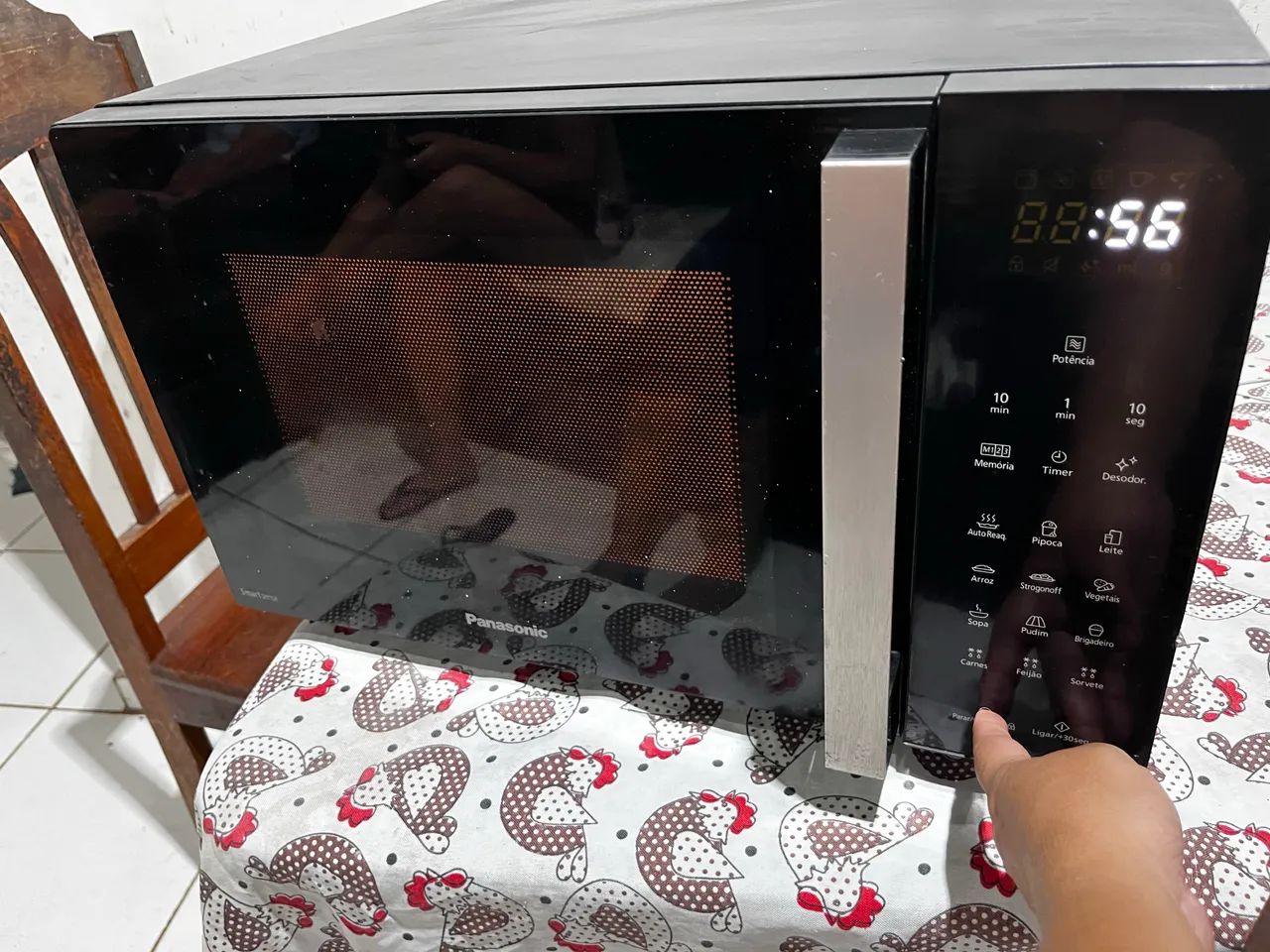 Microondas Panasonic 30 litros funcionando  - Foto 5