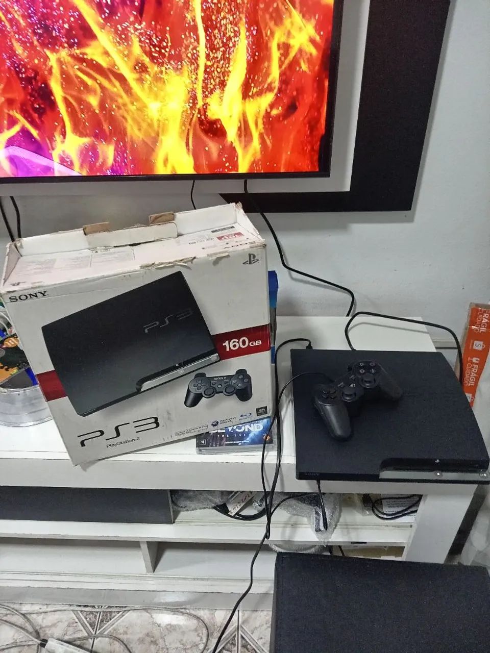 Console PS3 Preto Slim Usado  - Foto 5