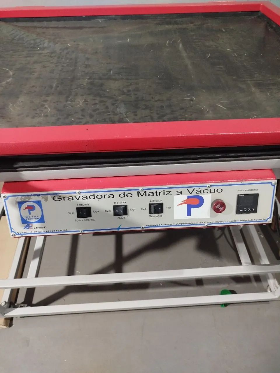Mesa de gravação a vácuo serigrafia e outros  - Foto 5