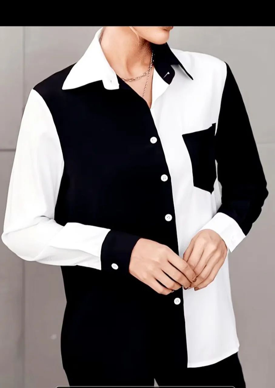 Blusa social importada ( M)  - Foto 3