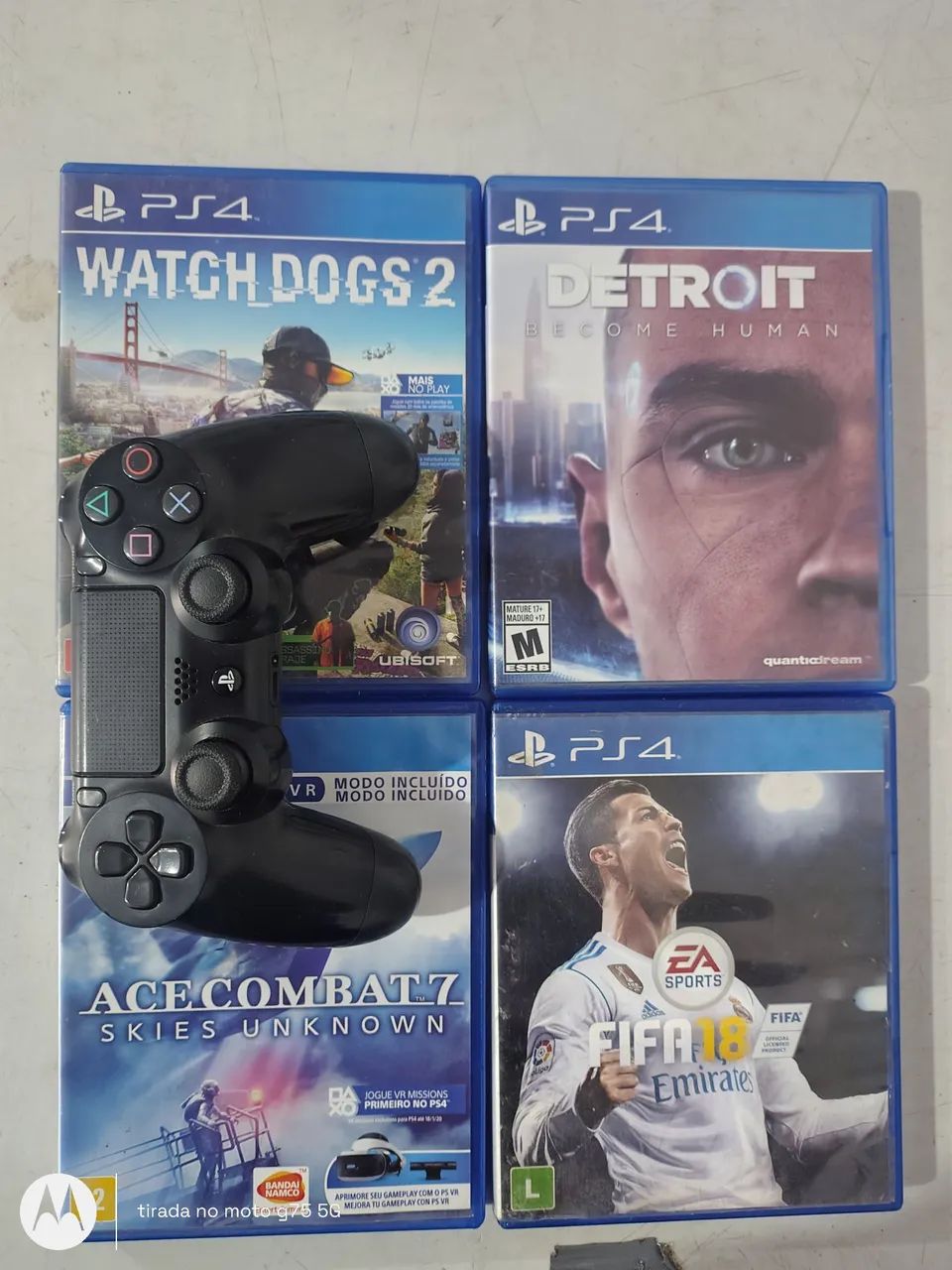 Controle PS4 mais 4 jogos  - Foto 3