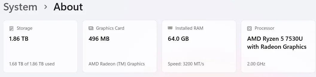 HP Elitebook 655 -  64 GB RAM  - 2TB SSD - Foto 5