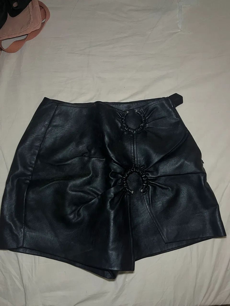 Short saia preto