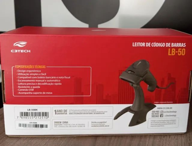 Leitor de Código de Barras C3tech LB-50 - Foto 2